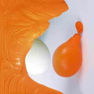 ballon gonflé ridé
